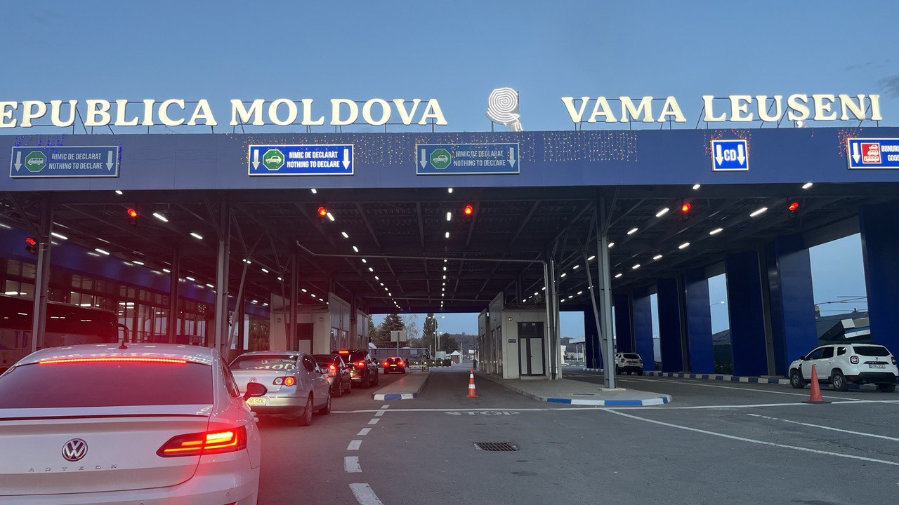 Moldova border crossing checkpoint